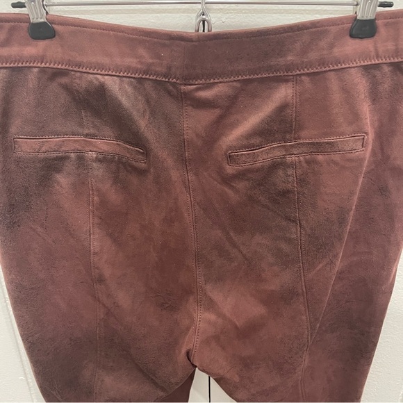 Free people Red Faux Suede Leggings - Picture 6 of 12